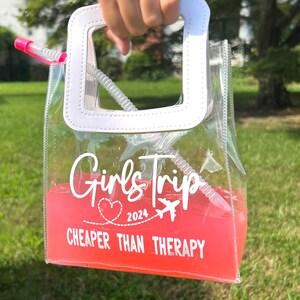 Erwachsenen Getränkebeutel, Schnaps Tasche, Mädchen Reise Geschenke, Junggesellinnenabschied, Geschenktasche, Sommerparty, Pool-Party, Erwachsene Party Favors, Strand Getränkebecher
