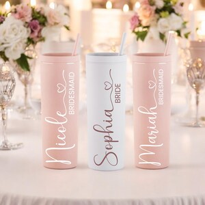 Bridesmaid Proposal Tumbler | Matte Bridesmaid Tumbler | Matte Tumbler | Personalized Tumbler | Bridesmaid Gift | Bachelorette Party Tumbler