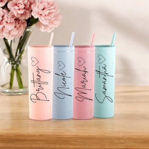 Bridesmaid Proposal Tumbler | Matte Bridesmaid Tumbler | Matte Tumbler | Personalized Tumbler | Bridesmaid Gift | Bachelorette Party Tumbler