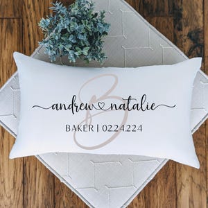 Mothers Day Gift, Personalize Pillow, Custom Family Pillow,Housewarming Gift,Personalized Family Name Pillow,Last Name Pillow,Custom Pillows