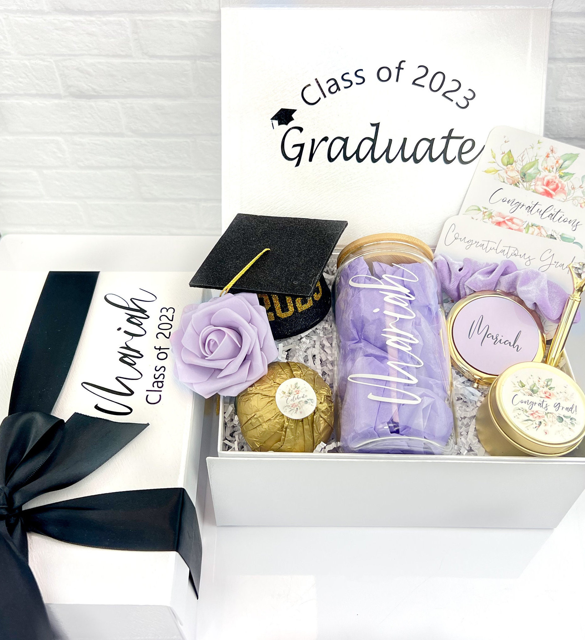 Regalo di laurea per lei 2024 High School College Grad Gift divertente regalo di congratulazioni per donne uomini per decorazioni per feste Candela