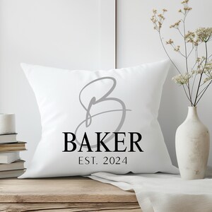 Mothers Day Gift, Personalize Pillow, Custom Family Pillow,Housewarming Gift,Personalized Family Name Pillow,Last Name Pillow,Custom Pillows