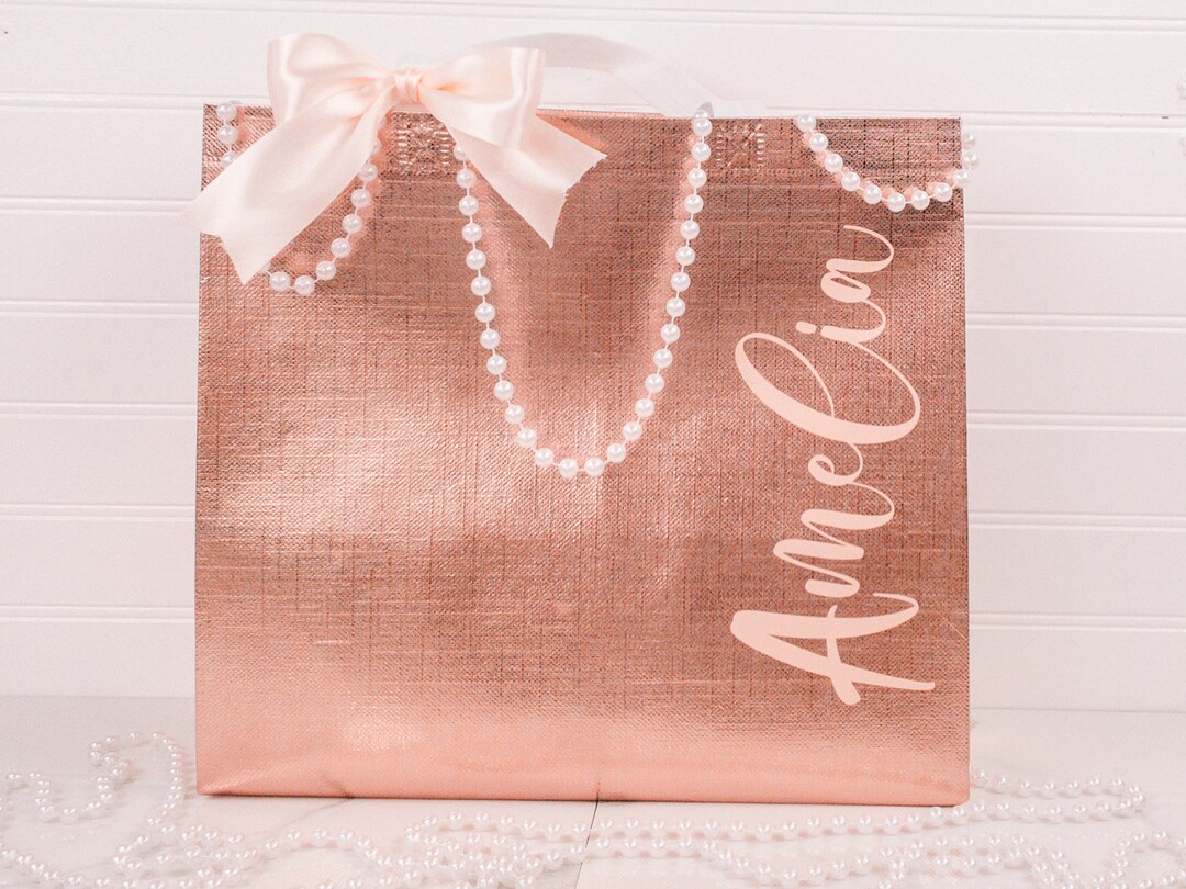 Flower Girl Tote Bag Wedding Tote Bag Natural Tote Bag Flower Girl Bag