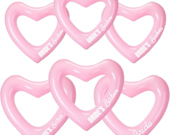 Bachelorette Party Decor Bachelorette Pool Float Personalized Heart Float Pink Beach Bachelorette  Party Ideas Photo Prop Last Splash Bach