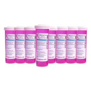 8 Pack Bachelorette Party Hangover Kit Container - Bachelorette Party Favor - Empty Pink Bottles With Labels