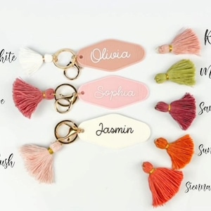 Bridesmaid Keychains Bridesmaid Gift Ideas Cheap Inexpensive Gifts for Women Friends Birthday Personalized Hotel Motel Keychain