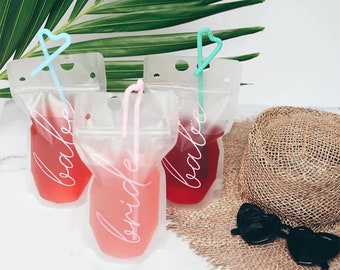 Personalisierte Erwachsenen-Getränkebeutel, Erwachsenen-Getränkebeutel, Pool-Party, Erwachsenen-Gastgeschenke, Junggesellinnenabschied, Mädchenreise, Strandgetränke