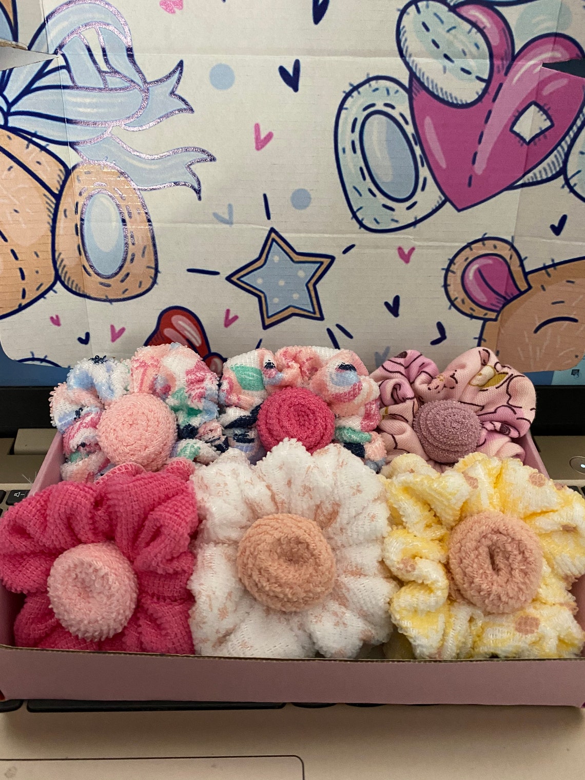 Baby Washcloth Flowers Etsy