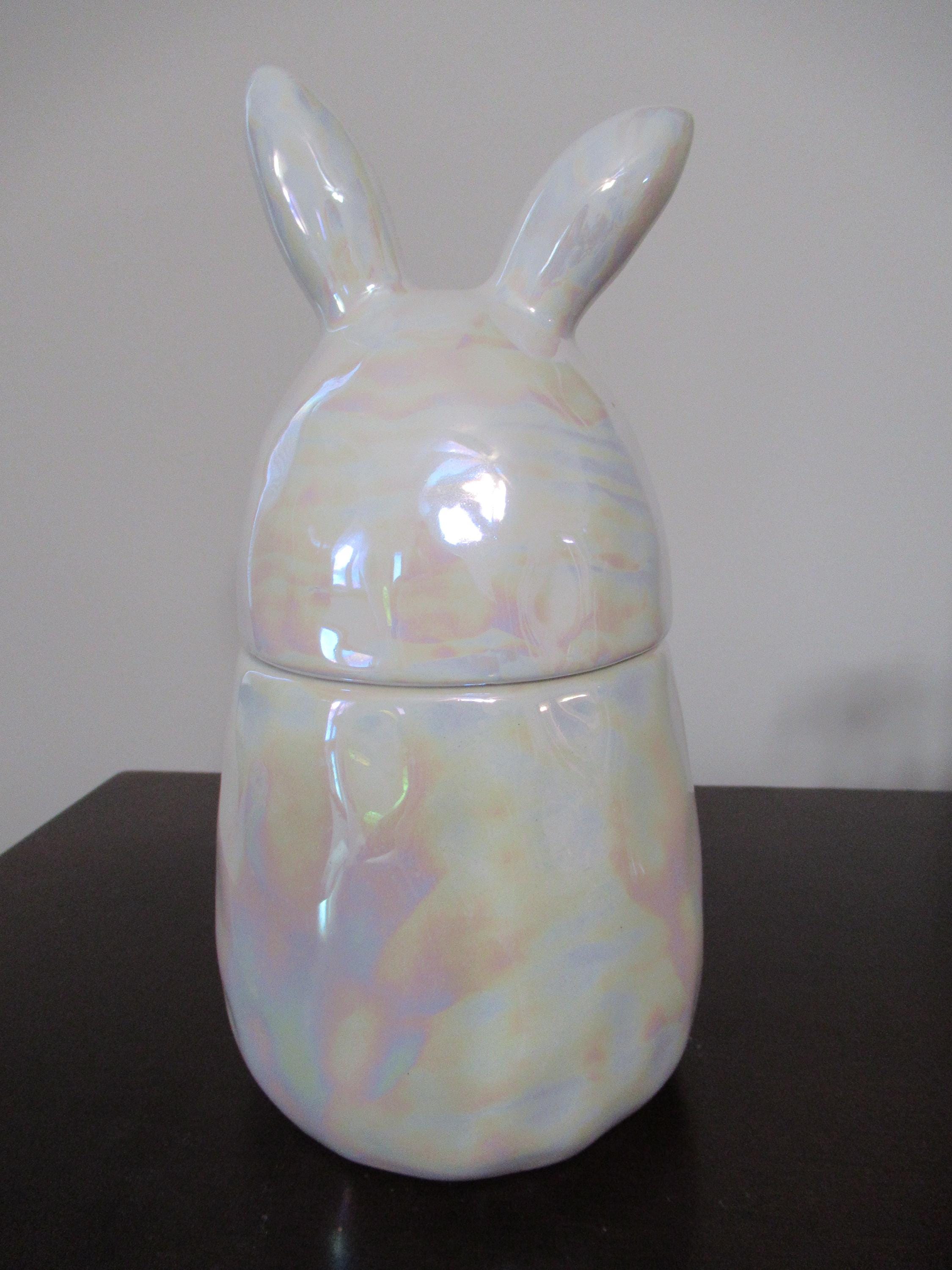 Vintage - 10 Strawberry Street Whimsical Cupboard Iridescent Bunny