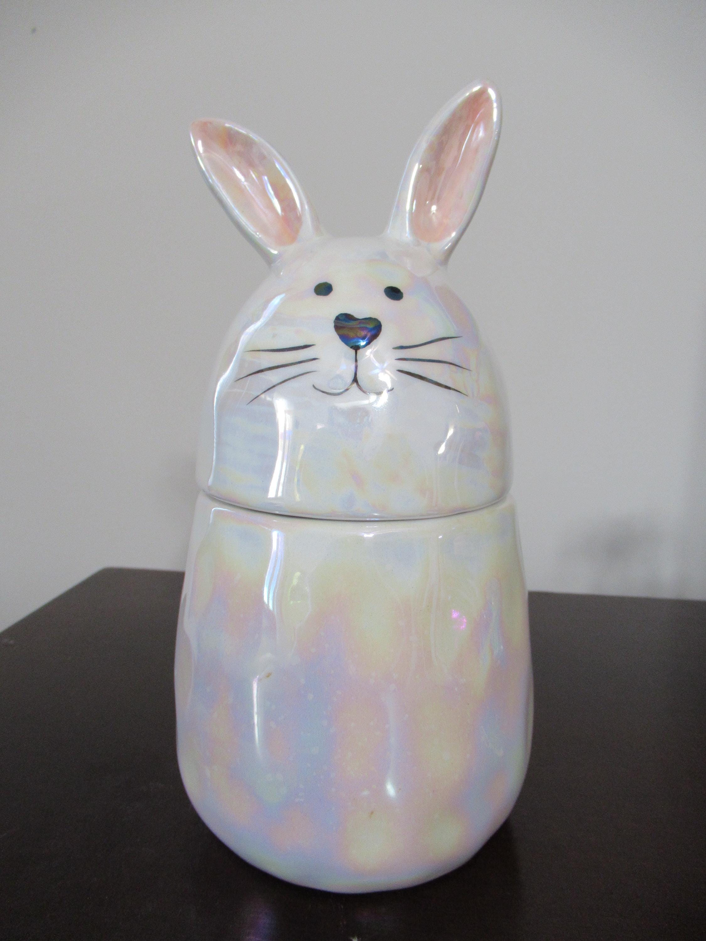 Vintage - 10 Strawberry Street Whimsical Cupboard Iridescent Bunny