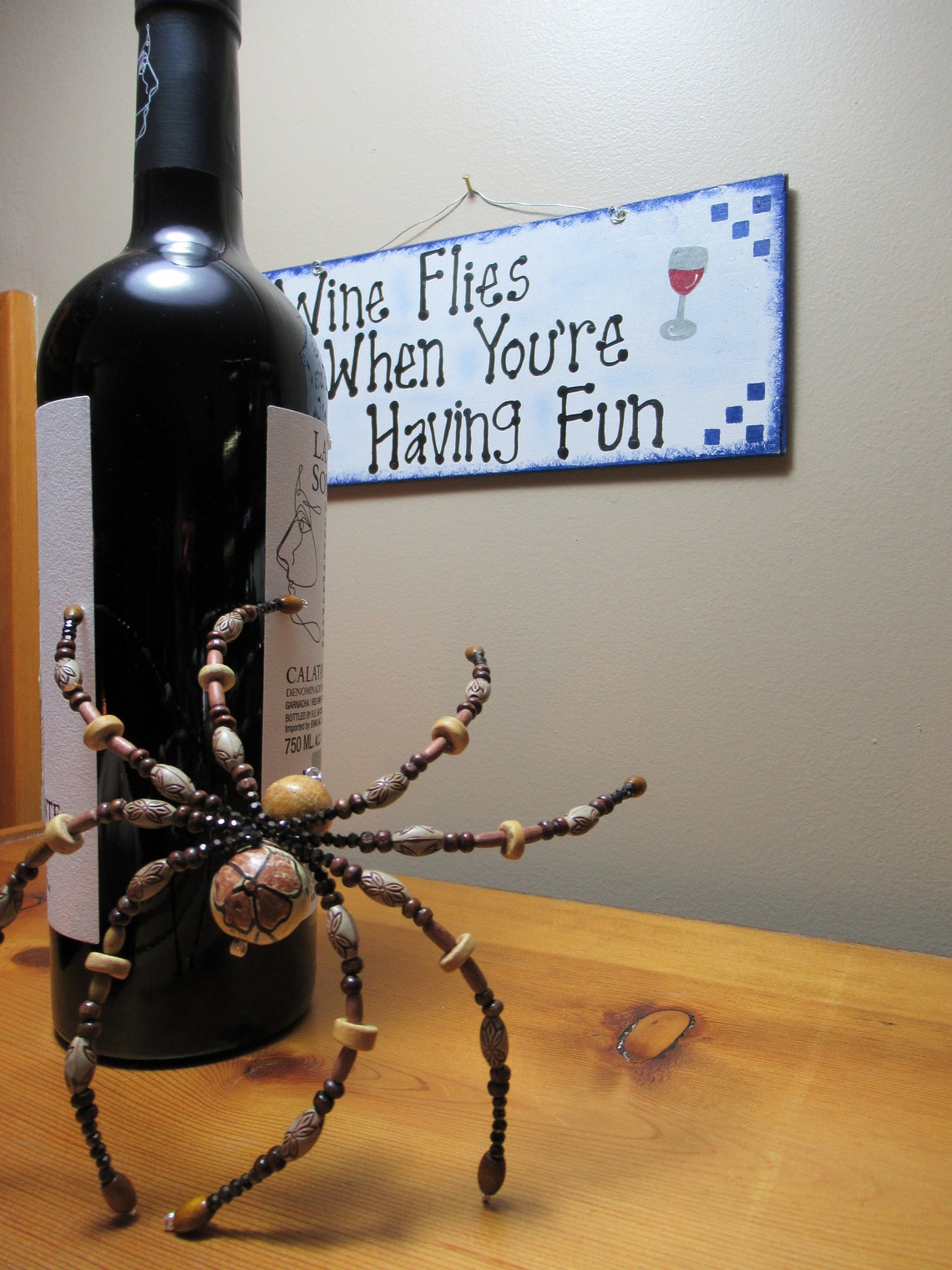 Large 6x6 Wooden Spider Tarantula Jewelry Art Ornament Etsy