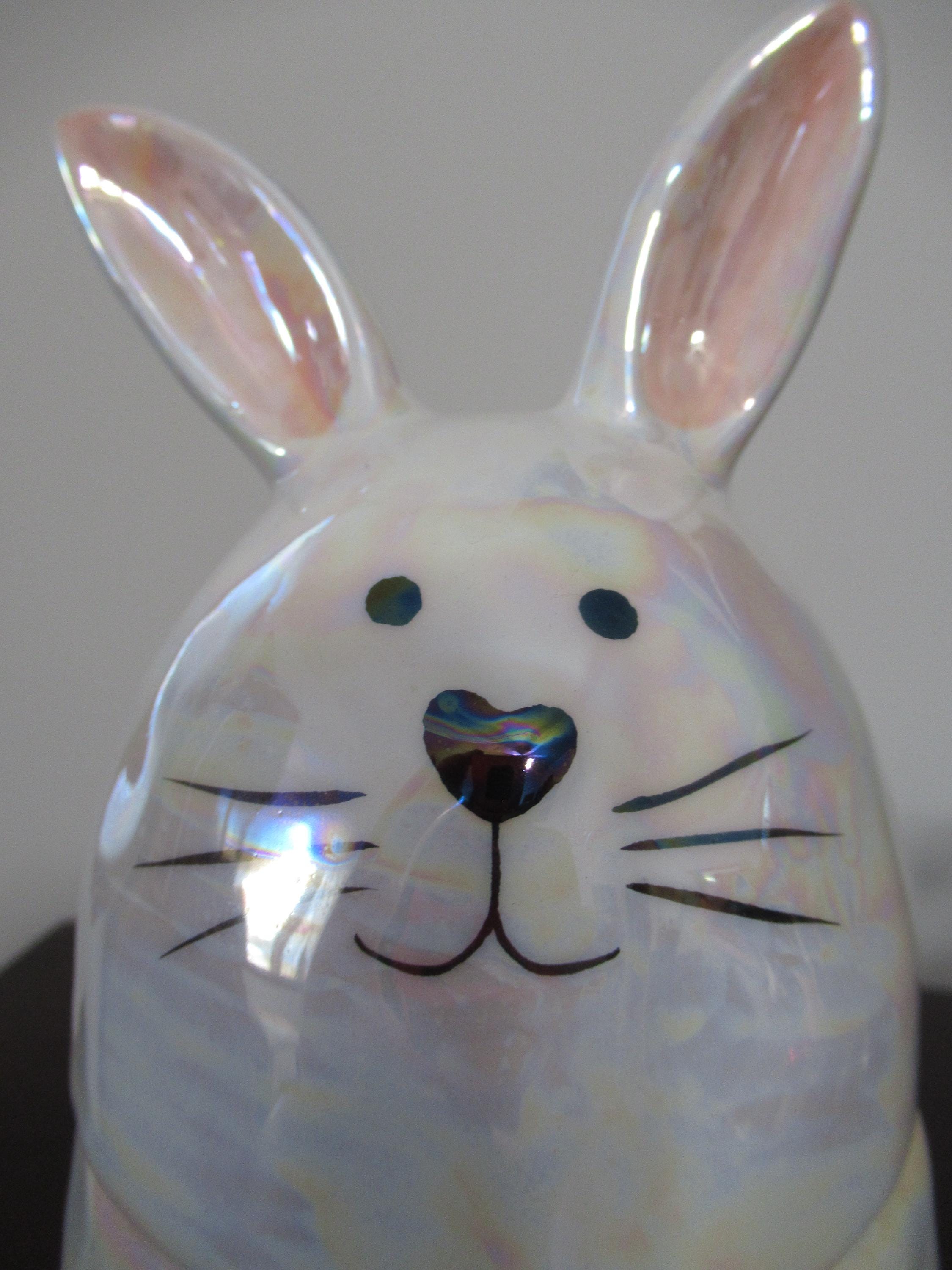 Vintage - 10 Strawberry Street Whimsical Cupboard Iridescent Bunny