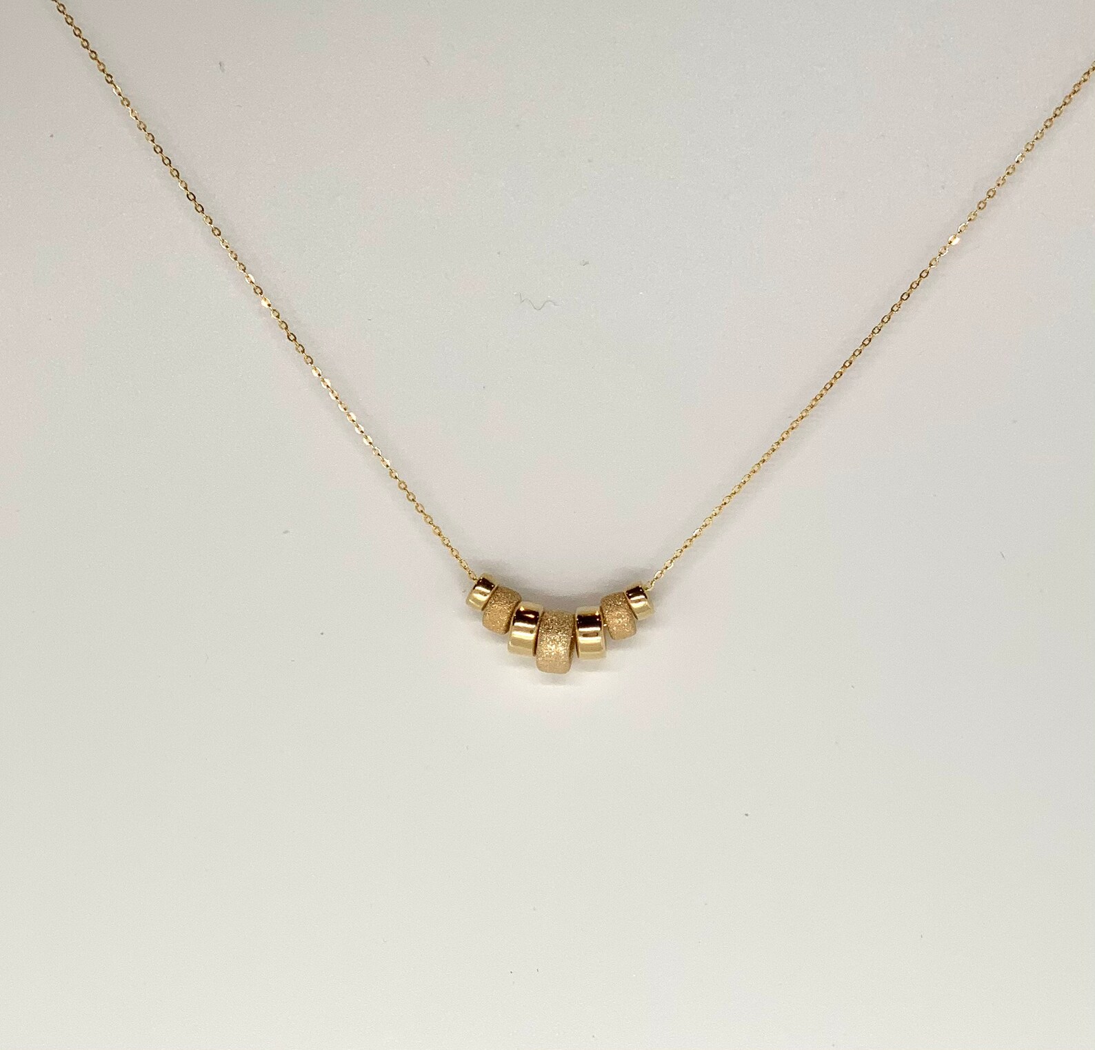 Delicate Gold Filled Chain with a mix of Gold Filled smooth Etsy