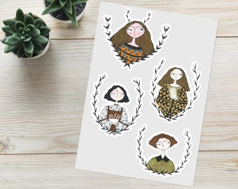 Witchy Stickers, Gothic Sticker sheet
