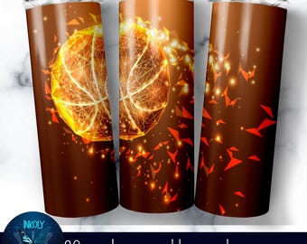Basketball Tumbler Wrap, 20 oz Skinny Design, Men tumbler Sublimation PNG, Sports Gift Digital Download for Athletes,  Dad tumbler wrap, png