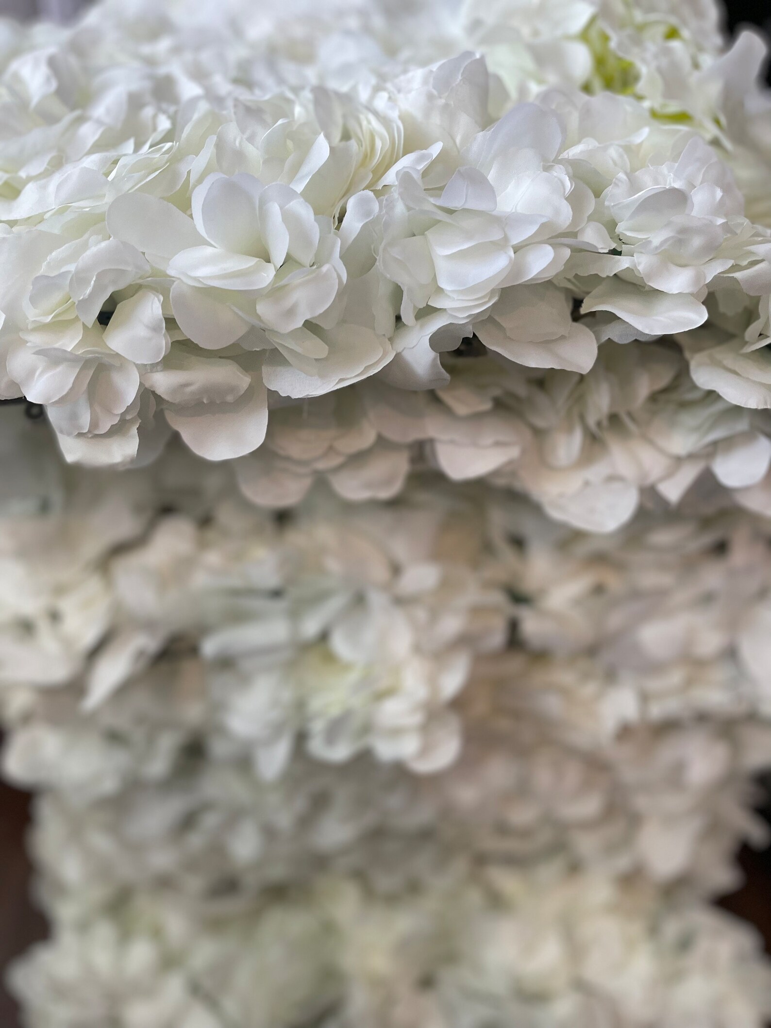 White Floral Backdrop RENTAL ONLY Event Backdrop, Free Delivery, Set Up, and Breakdown