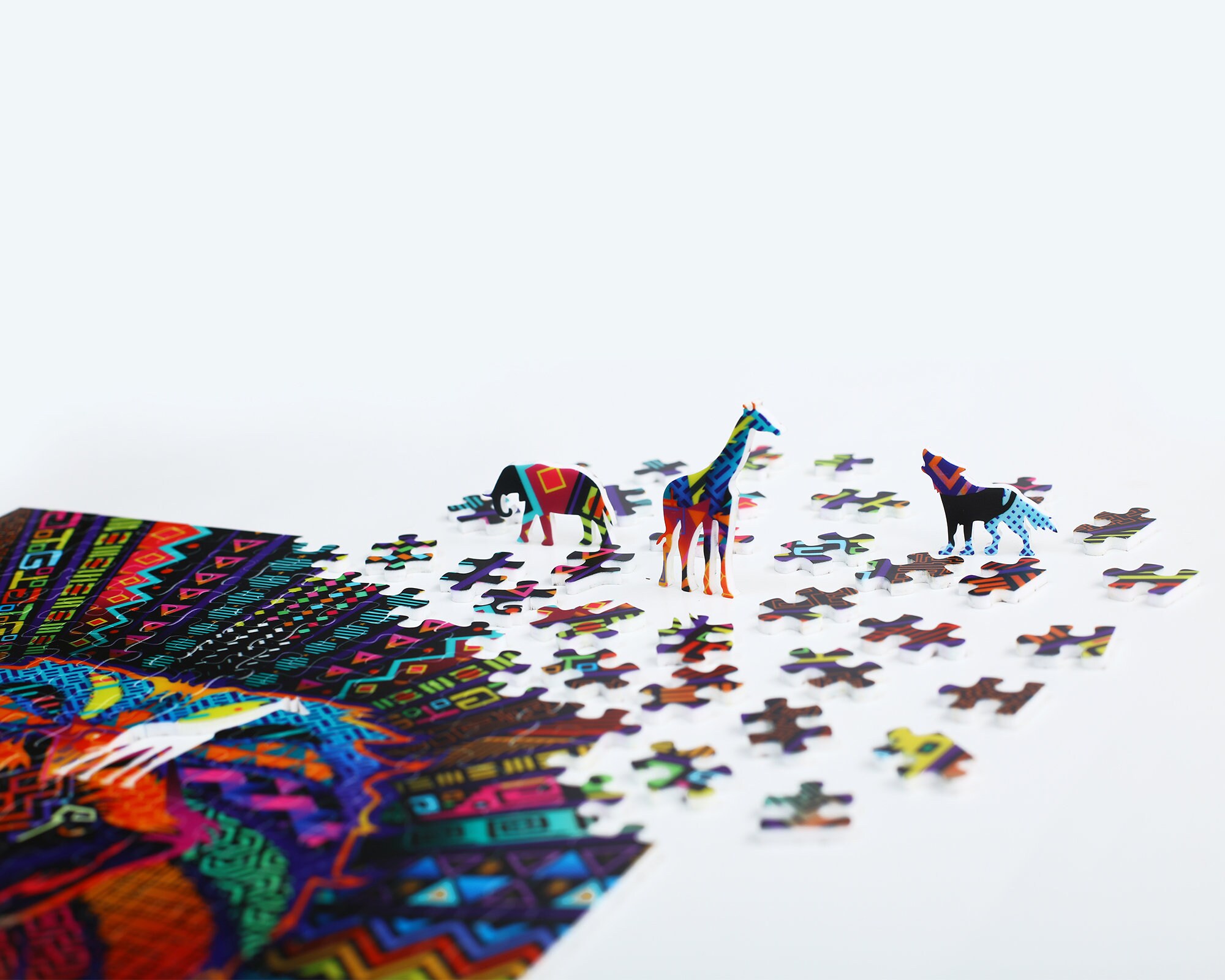 Phayah Albanische Flagge Puzzle 300 Teile - 40x28cm Wandkunst Für Zuhause