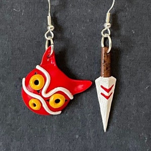 Princess Mononoke Earrings