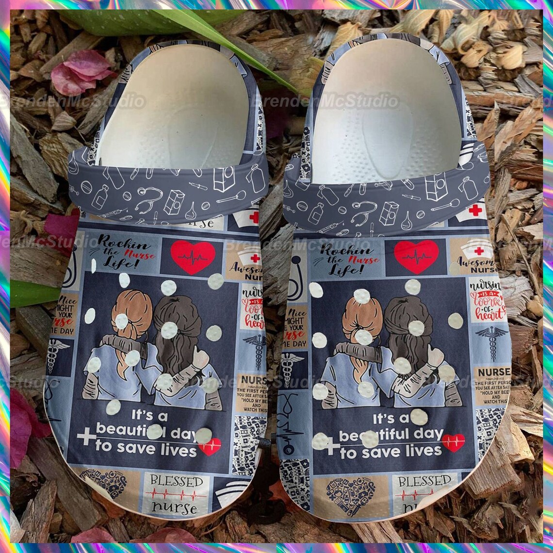 Nurse Crocs Crocband Clog comfortable for mens and womens Etsy