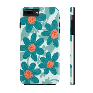 Floral Tough Phone Cases - Vibrant Floral Design, Perfect for Nature Lovers, Gift for Her, Eco-Friendly Accessories, Spring Style