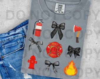 Firefighters PNG |bow