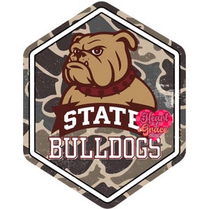 MS camo mascot PNG  school spirit pride, digital