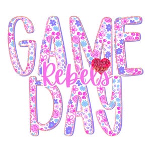 Rebels mascot PNG| Digital design, preppy and pink