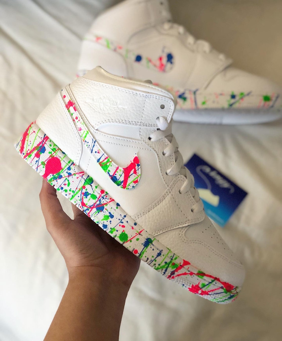 air jordan 1 low neon