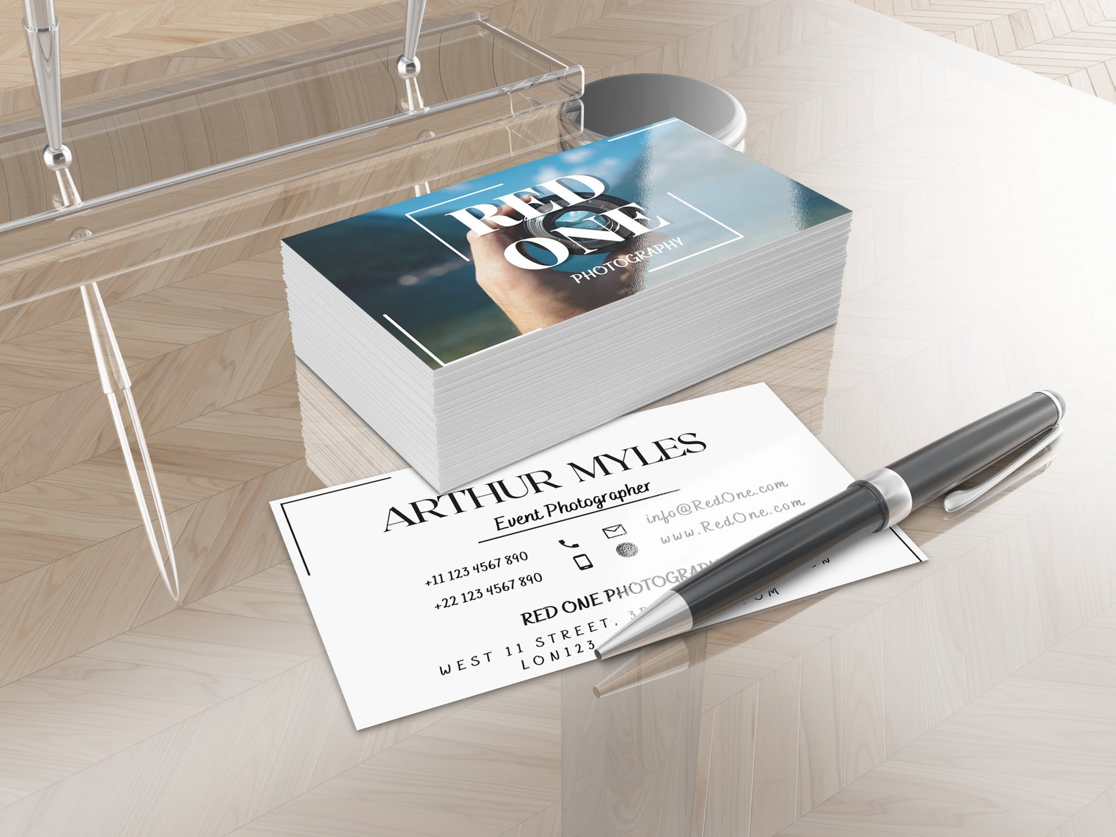 Biglietti da visita per fotografi personalizzati Logo con nome Etsy