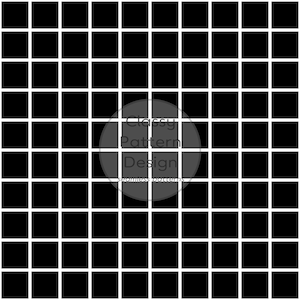 May include: A seamless grid pattern consisting of solid black squares separated by thin white lines. A circular overlay in the centre contains the text Classy Pattern Design seamless patterns in a simple, sans-serif font against a grey background.