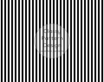 Black White Stripes Seamless Pattern, Width 5mm, Special Offer, Timeless Useful, Crafts Fabric and Paper Print (Digital Download)