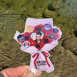 RAUW Rose Boquet sticker|| Rauw Alejandro| Rauw gift idea|| Rauw Alejandro fan
