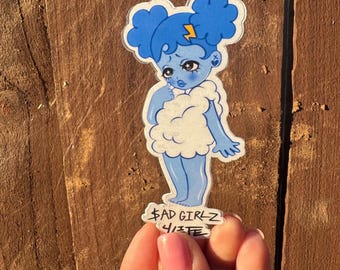 Pegatina transparente Blu Sad Girlz 4 Life // Pegatina Junior H // Sad Boyz 4 Life // Ideas de regalo Junior H