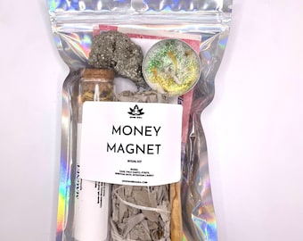 Money Magnet Ritual Kit – Abundance & Intention Ritual Set – Spiritual Supplies