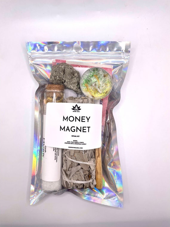 Money Magnet Ritual Kit – Abundance & Intention Ritual Set – Spiritual Supplies