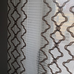 Sheere, Retro style net curtains in Swedish Retro fabric  in genuine 1950-60-ies style