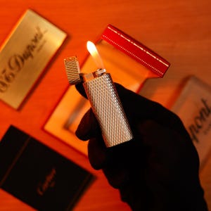 Vintage 1970 Cartier Lighter – Solid 925 Sterling Silver | Rare Collectible Luxury Gift