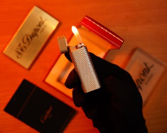 Vintage 1970 Cartier Lighter – Solid 925 Sterling Silver | Rare Collectible Luxury Gift