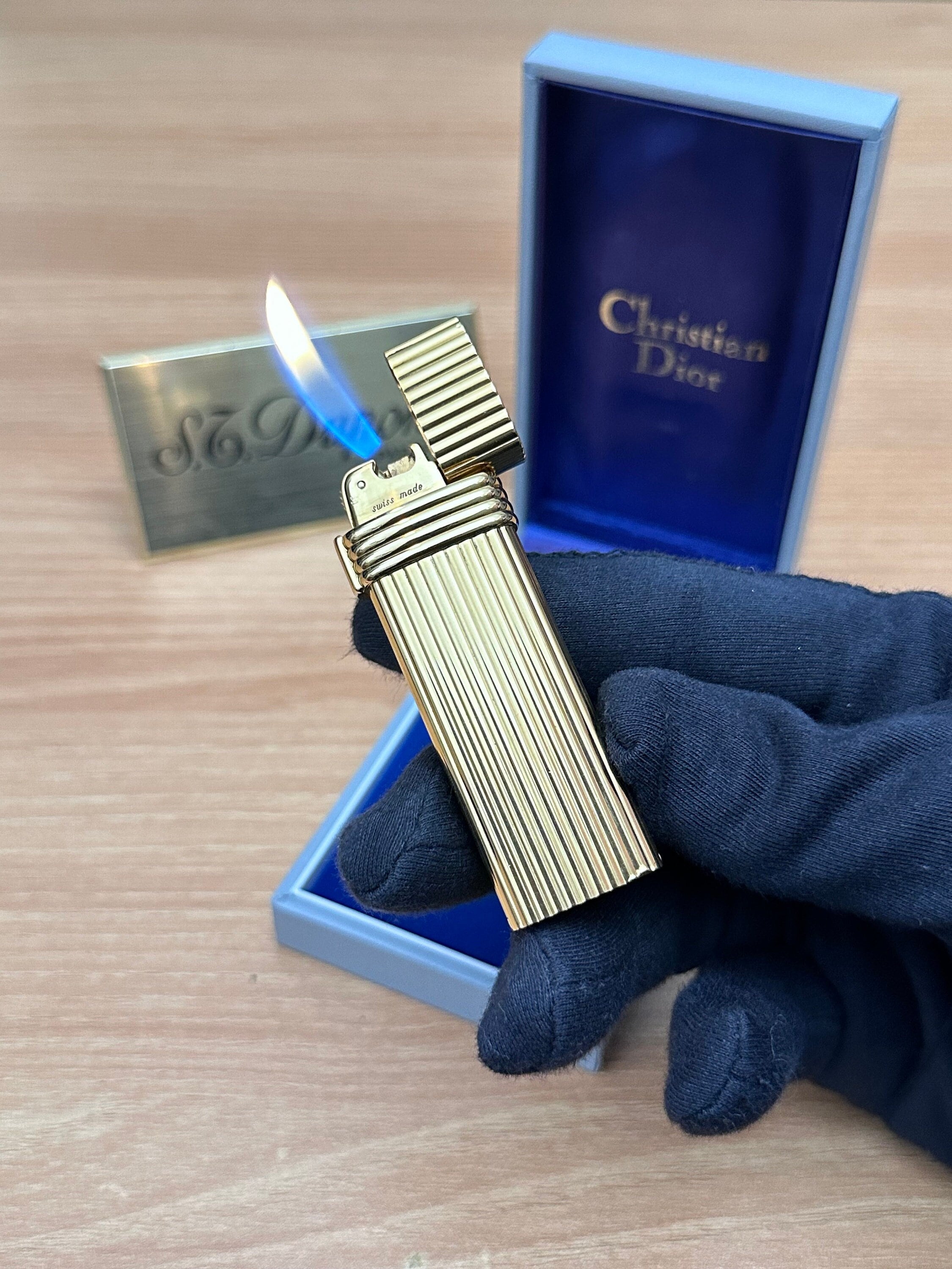 Vintage 1980 Christian Dior Luxury 24k Heavy Gold Plated Vintage 1980 Christian Dior Luxury 24k Heavy Gold Plated