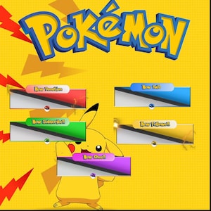 Poke Ball Kawaii Japanese Stream Pack – Gaming Banners & Fun Effects for Live Channels
