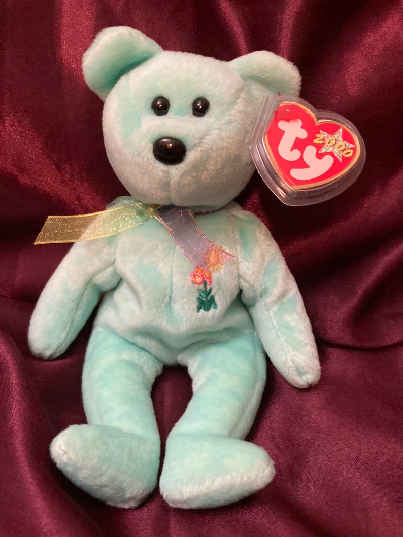 Ty 2000 Beanie Baby Ariel Rare Mint Condition W Both Etsy Singapore