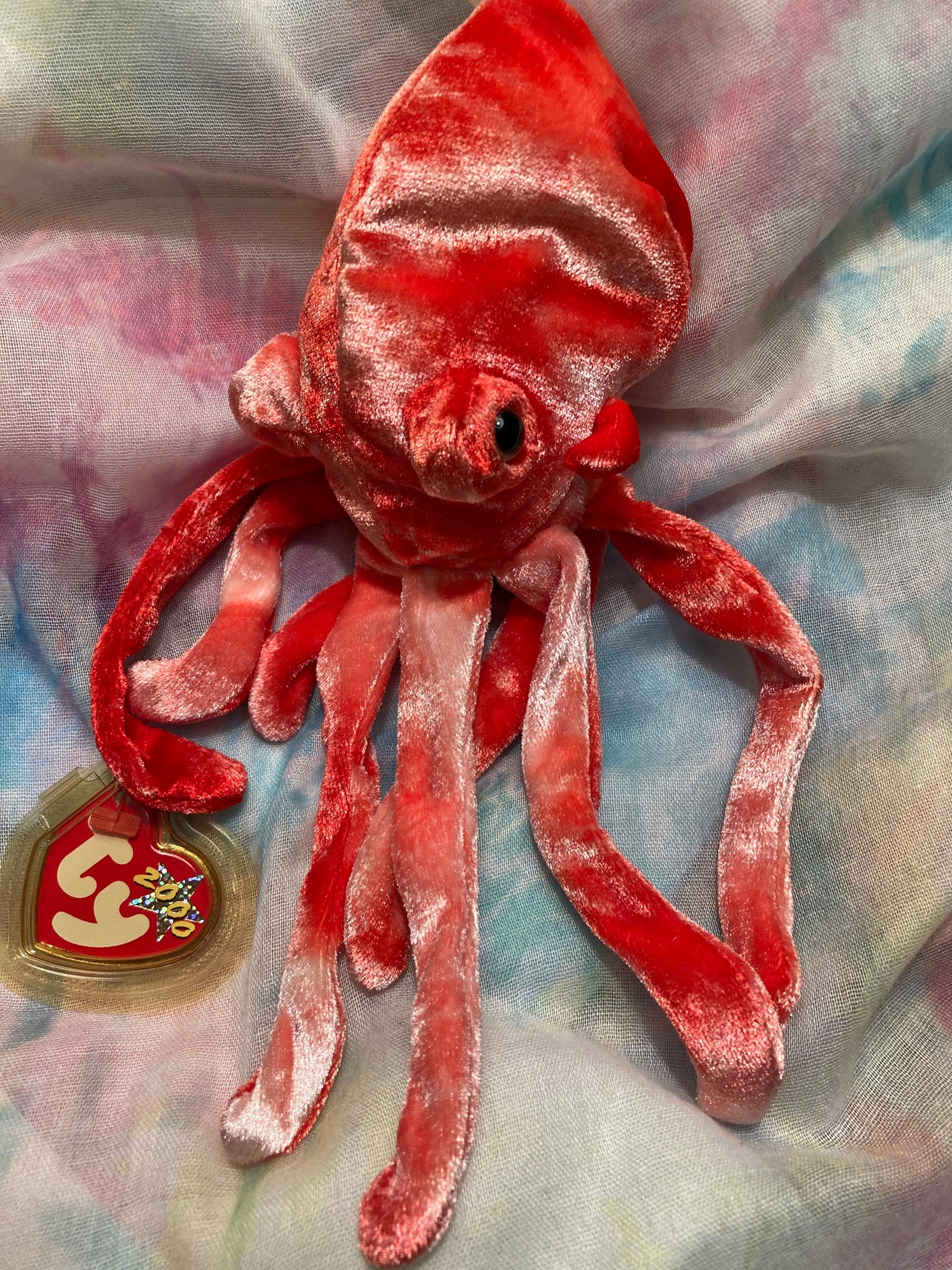 Ty 2000 Beanie Babies Goochy Jellyfish Swirly Snail 1999 Etsy