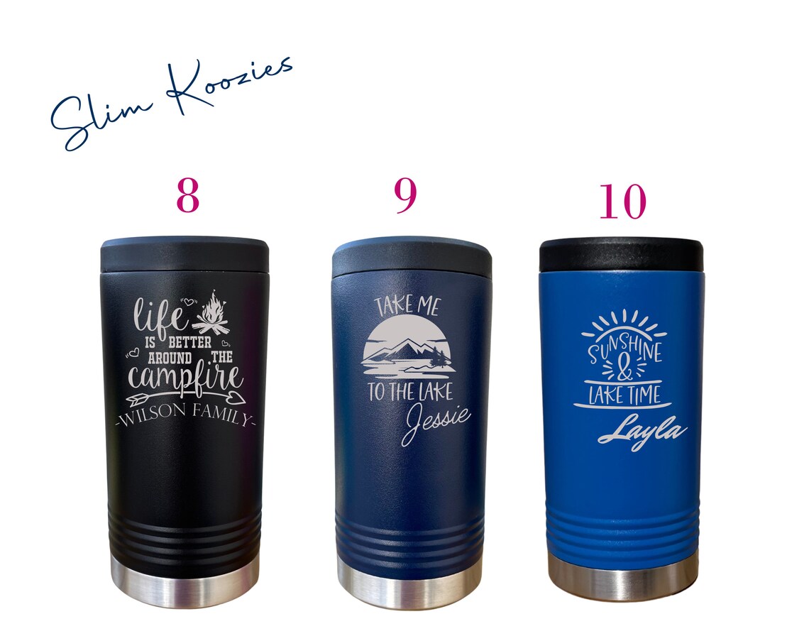 Outdoor Insulated Can Koozie Slim Can Koozie Beer Koozie Etsy