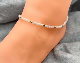 Two colours Leaden and white Anklet Beads Two colours Leaden and white Anklet Beads