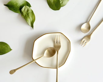 Notdam: Round Tea Spoon and Fork Set