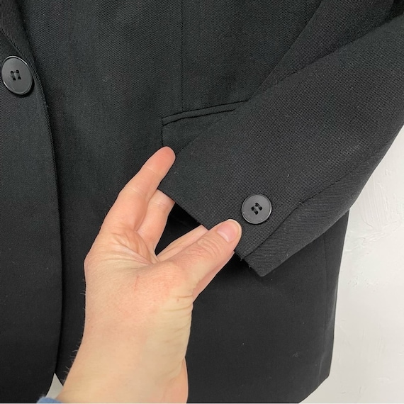 Christian Dior Black Classic Two Button Blazer 10… - image 5