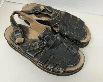 Brown Leather BORN Sandals Gladiator Fisherman Sandals  display picture 3