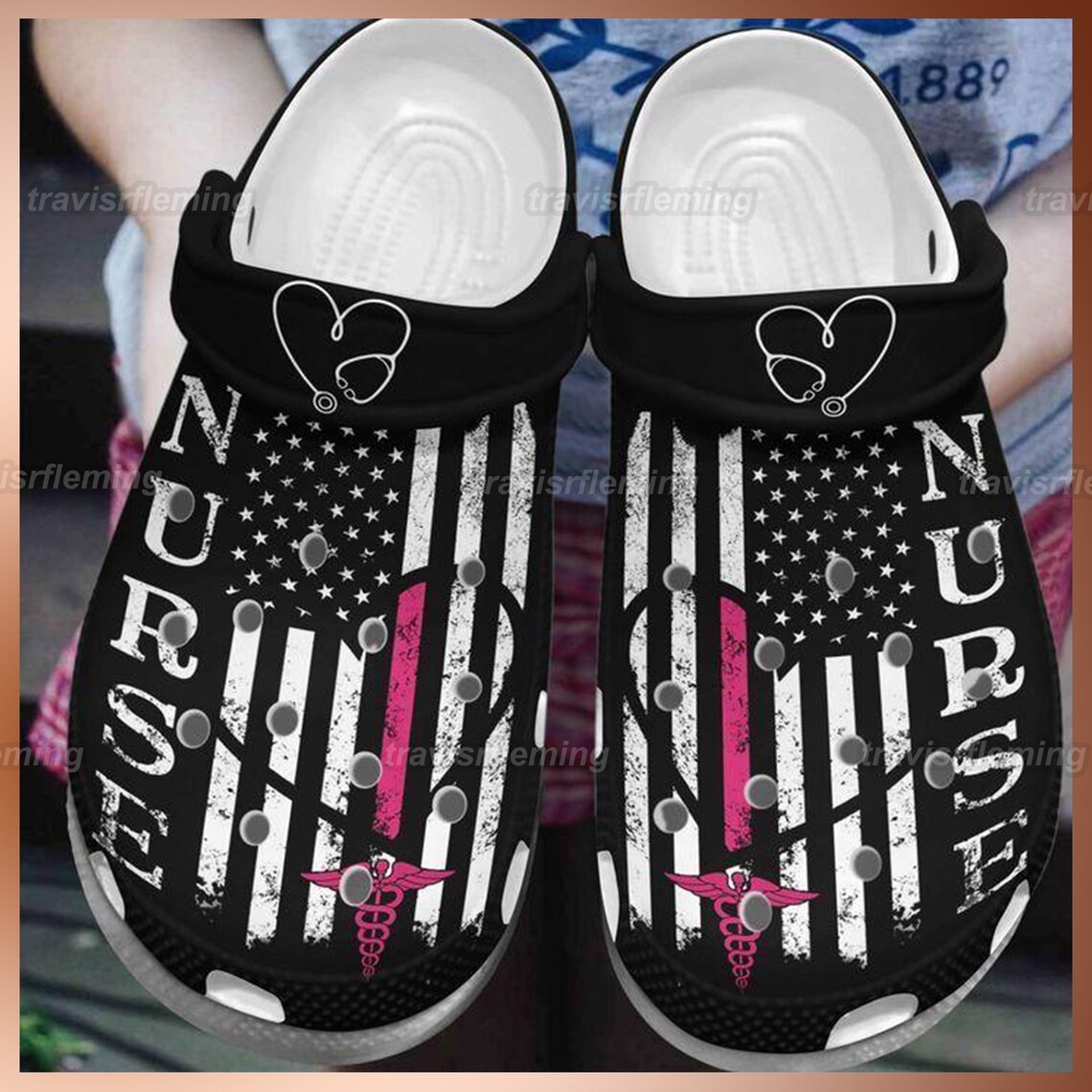 Nurse Crocs Crocband Clog comfortable for mens and womens Etsy