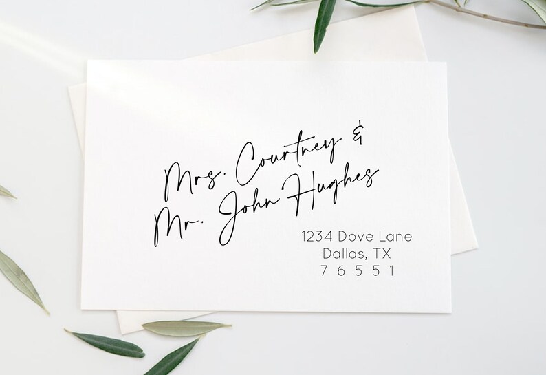 Bulk Custom Envelope Return Address on Back Wedding Envelope Etsy