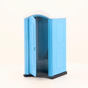 Miniature Porta Potty: 1/12 Scale Replica